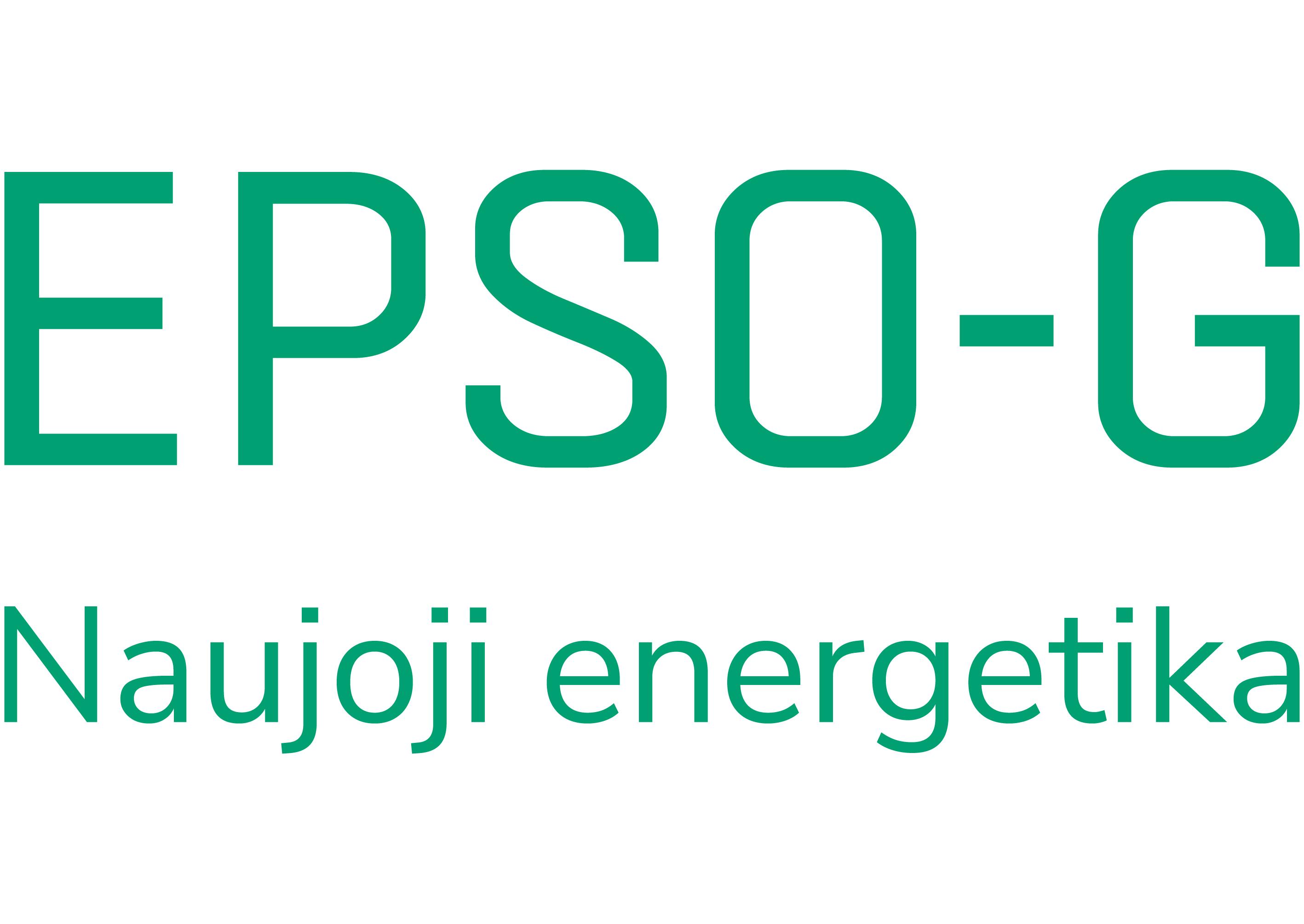 Prekės ženklas: EPSO-G Naujoji energetika